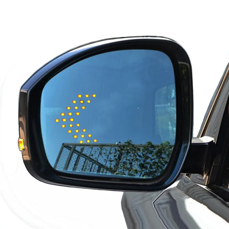 Car blue glass door Led side rear view mirrors for range rover sport evoque velar