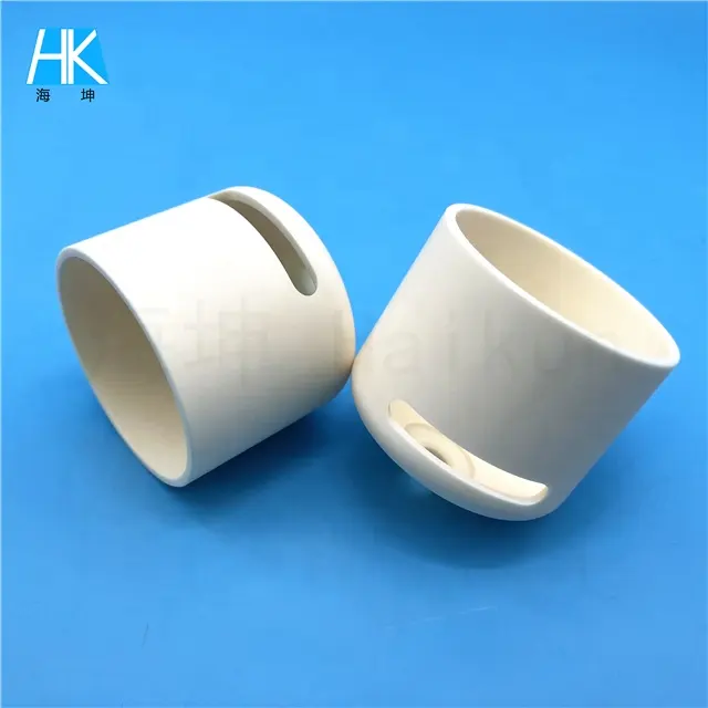 professional precise machining high temperature alumina ceramic lid map cover