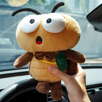 Vente en gros de poupées en peluche cafard en forme de T anneau Papapapa jouets en peluche cafard grands yeux gardon coussin d'oreiller personnalisé
