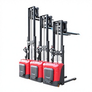 Chariot élévateur électrique HUAYA, hauteur de levage 3000 mm, mât à trois sections, pneus pleins, batterie au plomb-acide, utilisation en position debout - Product Image 6