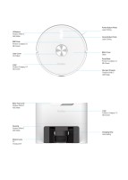 Redkey R10 Aspirateur Robot Intelligent pour Maison Connectée, Navigation Humide et Sèche, LDS, Batterie, Eau, Langue d'exploitation US