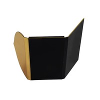 Palette d'ombres à paupières de luxe en gros, magnétique, faite à la main, en forme de coquille, emballage vide en papier kraft avec revêtement UV et pelliculage mat