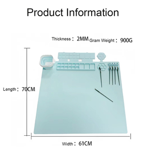Hot <span class=keywords><strong>Sale</strong></span> Kinder DIY Malerei Spielzeug Bastel matte Kinder pädagogische Zeichenbrett Doodle Pad Silikon Mal matte - Product Image 5