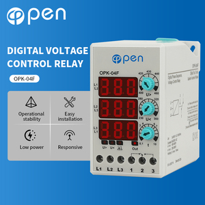 מעל תחת ממסר בקרת מתח עם <span class=keywords><strong>3</strong></span> x3 ספרות הוביל הגנה רצף ac220v תלת פאזה - Product Image 2