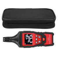Termohigrómetro USB con Pantalla LCD HABOTEST HT618, ABS, IP55, Certificado CE ROHS, 1 Año de Garantía, Registro de Datos de 99 Grupos, OEM/ODM