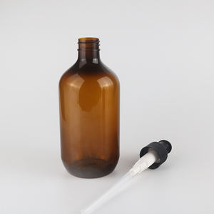 Botella de Bomba Recargable de <span class=keywords><strong>PET</strong></span> Ámbar de 100ml/150ml/300ml/400ml/500ml para Loción, Champú y Gel de Ducha, Venta al Por Mayor Desde Existencias - Product Image 6