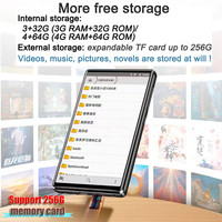 Vente en gros Mini poche pour Bluetooth 5 pouces écran tactile Wifi Android 11 lecteur de musique prend en charge les formats audio FLAC WAV & APE