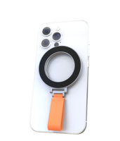Support de téléphone magnétique à trois faces en alliage d'aluminium - Portable, hauteur réglable, base rotative, suivi intelligent, pour lit et bureau