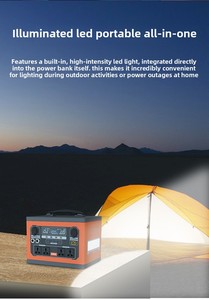 Centrale Électrique Portable 2000W-3000W Lithium-Ion MPPT, Batterie Solaire à Onde Sinusoïdale Pure, Alimentation de Secours pour Voiture - Product Image 5