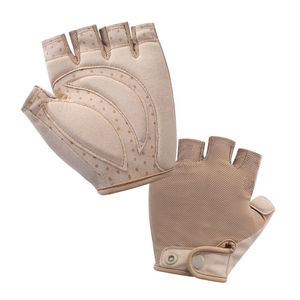 Sıkı Seçim Süet Unisex Spor Yaz Yarım Parmak Eldivenleri Bisiklet Spor Salonu Kaymaz Aşınmaya dayanıklı Darbeye Dayanıklı Çabuk kuruyan - Product Image 5