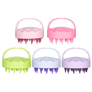 Cepillo de masaje para el cuero cabelludo, material Ps Tpe de 6,7x7,7 cm para el cuidado del cabello con champú - Product Image 5