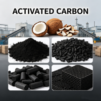 Charbon actif granulaire à base de coque de noix de coco pour le traitement de l'eau et la récupération et le raffinage de l'or