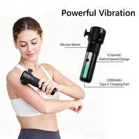 Marteau de massage électrique portatif OEM, moteur puissant, sans fil, outil de récupération musculaire par percussion avec chargement Type C