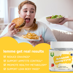 Hot Selling Manage Appetite Gummies Chews Reduce Cravings Support Appetite Control Promote Healthy Metabolism Lean Body Mass - Product Image 5