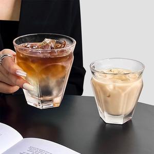 Tasse à latte art italienne, Tasse à café en <span class=keywords><strong>verre</strong></span> épais, Flat White glacé, <span class=keywords><strong>Macchiato</strong></span> court, <span class=keywords><strong>Verre</strong></span> à whisky, <span class=keywords><strong>Verre</strong></span> à spiritueux - Product Image 3