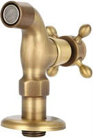 Robinets d'eau de jardin muraux robinet pleine grandeur 1/2-3/4 ''eau chaude froide robinet à bavette en laiton tuyau Bibcock