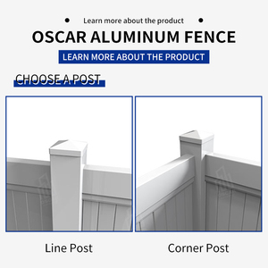 Panel de Cerca Modelo Puerta, Fácil Instalación DIY, Inspirado en la Naturaleza, Uso en Hogar, Jardín y Patio, <span class=keywords><strong>Precio</strong></span> de Fábrica Favorable, Cerca de Aluminio - Product Image 4