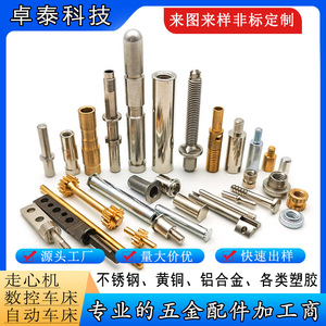 Pièces métalliques usinées sur tour CNC, raccords en laiton, composants de précision non standard, diamètre max. 46 mm, précision de finition - Product Image 2