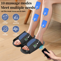 Nouveau Rechargeable 10 pieds réglables Relaxation musculaire masseur Pad impulsion dizaines pantoufle de Massage électrique pour pour le soulagement de la douleur