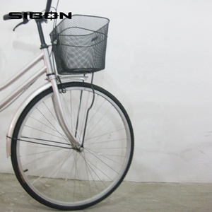 Bicicleta Urbana Económica para Adultos de 26 Pulgadas, Plateada, de Una Velocidad, Fabricada en China, con Canasta, en Oferta, OEM ODM - Product Image 5