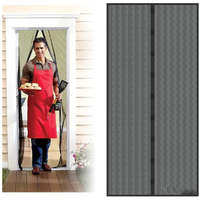 Moustiquaire magnétique en polyester pour porte, sans manches, vente en gros directe usine