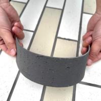 Panneaux muraux géométriques en pierre flexible imitation brique, imperméables, isolants thermiquement, en travertin moderne pour murs extérieurs et intérieurs, hôtels