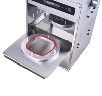 Machine à sceller le conteneur d'aluminium peut mettre en bouteille 110V-220V prise personnalisée facile à utiliser machine à sceller automatique de plateau de moteur de petite taille