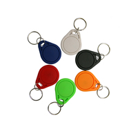 Badge rfid bon marché, contrôle d'accès, porte-clés rfid F08 13.56mhz à bas prix