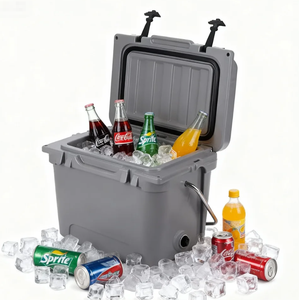 Caixa Térmica Portátil de 20L em Plástico de Grau Alimentício, Personalizada, Rotomoldada, Impermeável, Durável, com Estampa Moderna e Reutilizável - Product Image 1