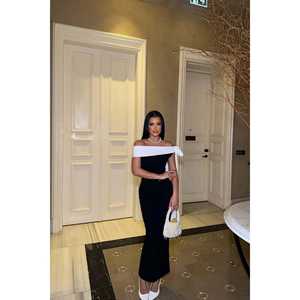 Robe de soirée midi bicolore Brianna - Product Image 5