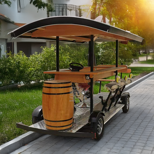 Vélo de fête du fabricant à pédale simple en alliage d'aluminium, bar mobile, bus touristique urbain, vélo pub, chariot à bière - Product Image 6