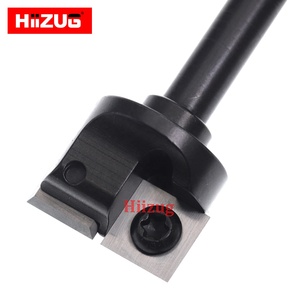 Hiizug 2 cannelures 8mm tige rabotage mèches visage fin <span class=keywords><strong>fraise</strong></span> Insert-Style Spoilboard CNC surfaçage mèches <span class=keywords><strong>de</strong></span> routeur - Product Image 3