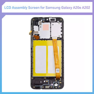 100% QC probado pantalla LCD Original MONTAJE DE Panel digitalizador de pantalla táctil para Samsung <span class=keywords><strong>Galaxy</strong></span> A20e A202 - Product Image 4