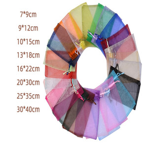 SHYRIBBIT sacchetti <span class=keywords><strong>Organza</strong></span> bianca 4x6 pollici - Product Image 4