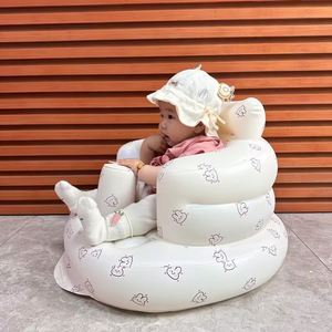 Modern Cute Bear Pattern PVC <b>Inflatable</b> Baby <b>Sofa</b> Chair Easy to Carry for Living Room Bedroom or Apartments - Product Image 3