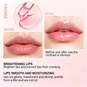 Huile à lèvres JINSME Plump Fruit Glow, hydratante pour lèvres sèches - Gloss à lèvres hydratant et repulpant avec brillance 7g - Product Image 2