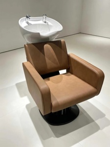 Chaises de coiffure, salons de coiffure, fauteuils de lavage semi-inclinables, salons de coiffure modernes et minimalistes, lits de lavage, vente en gros - Product Image 3