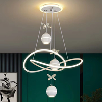 Chaleureuse fleur de cristal salon salle à manger suspension délicate et élégante chambre showroom lustre LED