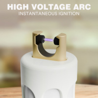 Allume-cigare électronique rechargeable par USB, coupe-vent, utilisé comme allumeur électronique pour cuisine extérieure, barbecue, camping