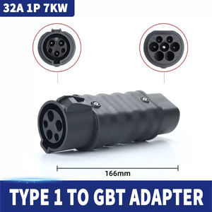 Adaptor Pengisi Daya WUFEN EV Tesla Model Y s X 3 J1772 ke Gbt Adaptor 32A 7kw Tipe 2 ke Tipe 1 Konverter Pengisian Daya untuk Semua Negara - Product Image 2