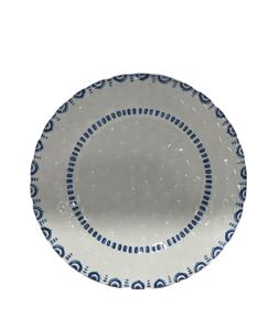 Platos blancos de hoja de plátano de melamina platos de estilo siciliano para restaurante platos de melamina para boda - Product Image 2