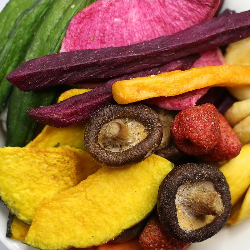 중국 스낵 파삭 파삭 한 과일 및 야채 간식 도매 무료 스낵 샘플 맛있는 칩