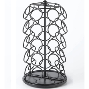 Soporte Giratorio para Cápsulas de Café K-Cup de 5 Niveles, Color Negro, para Organización y Almacenamiento en Dormitorios - Product Image 2