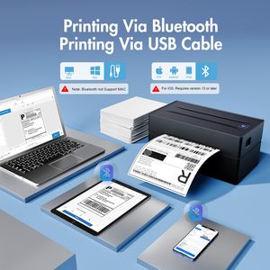 4x6 Wireless Thermal Shipping Label <b>Printer</b> Multi System Compatible For UPS USPS Small Business Shipping Labeling - Product Image 3