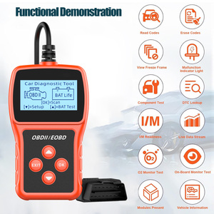 All-in-One OBD2 <strong>Code</strong> <strong>Reader</strong>, Vehicle Diagnostic Scanner with <strong>Fault</strong> Scan, DTC Lookup, Freeze Frame and Smog Check Preparation - Product Image 2
