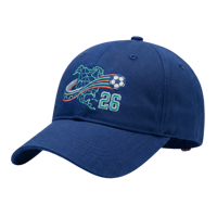Casquette de baseball vintage personnalisée brodée en sergé, style urbain, 6 panneaux, visière incurvée, réglable, pour le sport, en gros