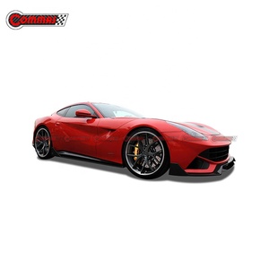 Good Quality Carbon Fiber Upgrade to DNC Style Car Auto Parts Front Diffuser Lip for Ferrari F12 - Product Image 2