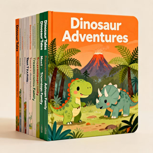 Livre d'histoire de dinosaures personnalisé pour enfants, journal d'impression pour l'éducation des enfants - Product Image 3