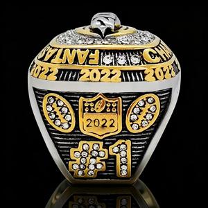 Anillo de Aleación de Moda Europea y Americana, Colección Conmemorativa para Fanáticos del Campeonato de Fútbol de Fantasía <span class=keywords><strong>2022</strong></span>, Venta al Por Mayor - Product Image 5