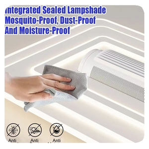Nuevo <span class=keywords><strong>Diseño</strong></span> de Lámpara de Techo LED Cuadrada Moderna sin Aspas con Control Remoto, Motor AC/DC, Regulable, para Sala de Estar - Product Image 4